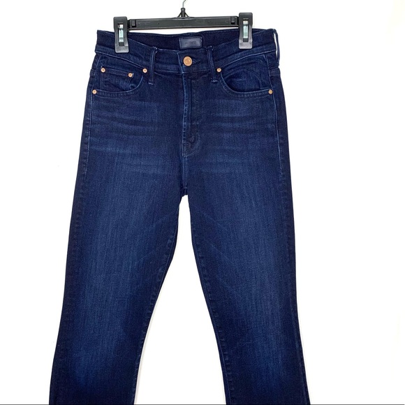 MOTHER Insider Crop Step Fray Jeans AFTER PARTY SIZE 25 - Picture 8 of 16